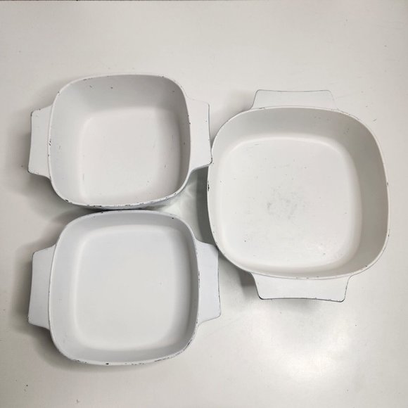 Vintage 3-Piece Nordic Ware Cast Bake Ware Casserole 2 Qt Bundt 1 1/2 Qt 1 Qt - Picture 9 of 15